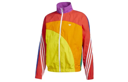 Adidas Originals Jackets Men's Multicolor Stand Collar Moderate Other