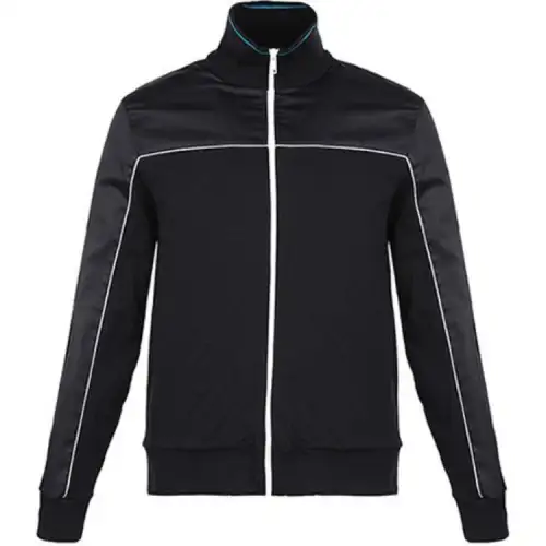 PRADA Jackets Men's Navy Blue Stand Collar Moderate Other
