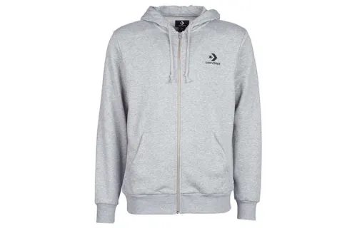 Converse Jackets Men's Gray Hooded Thickened Other