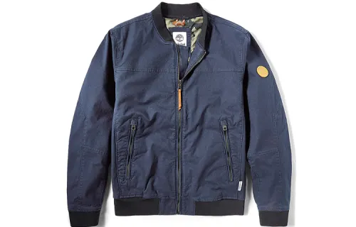 Timberland Jackets Men's Dark Sapphire Baseball Collar Moderate Other
