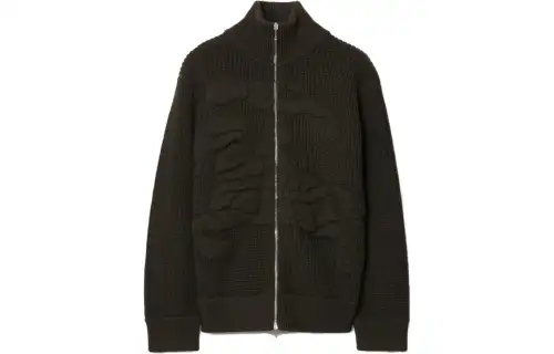 【Previous Season】EKD-motif zip-up cardigan