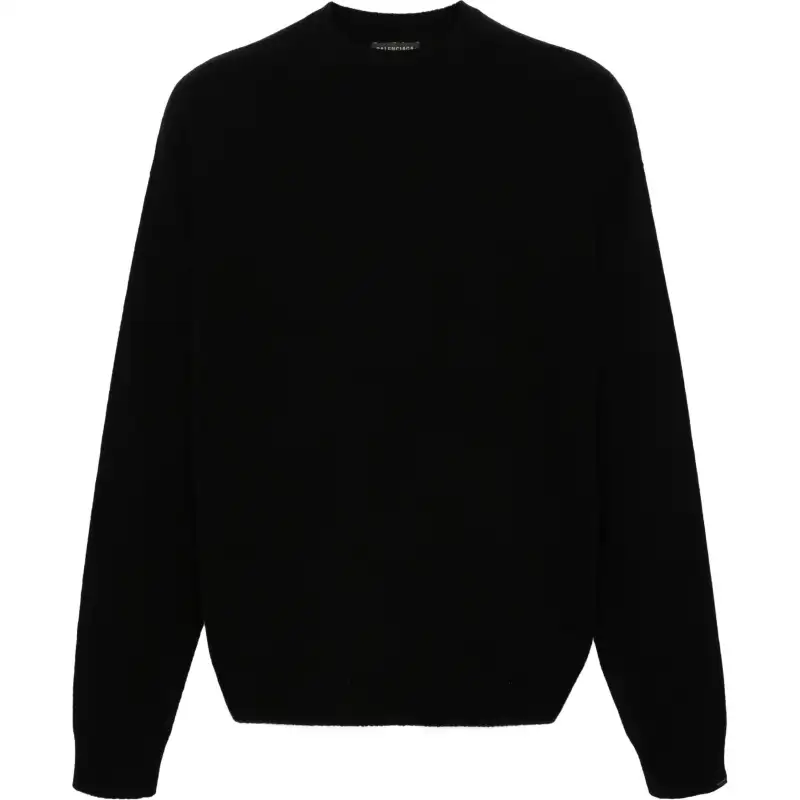 Balenciaga Drop shoulder Ribbed Jumper