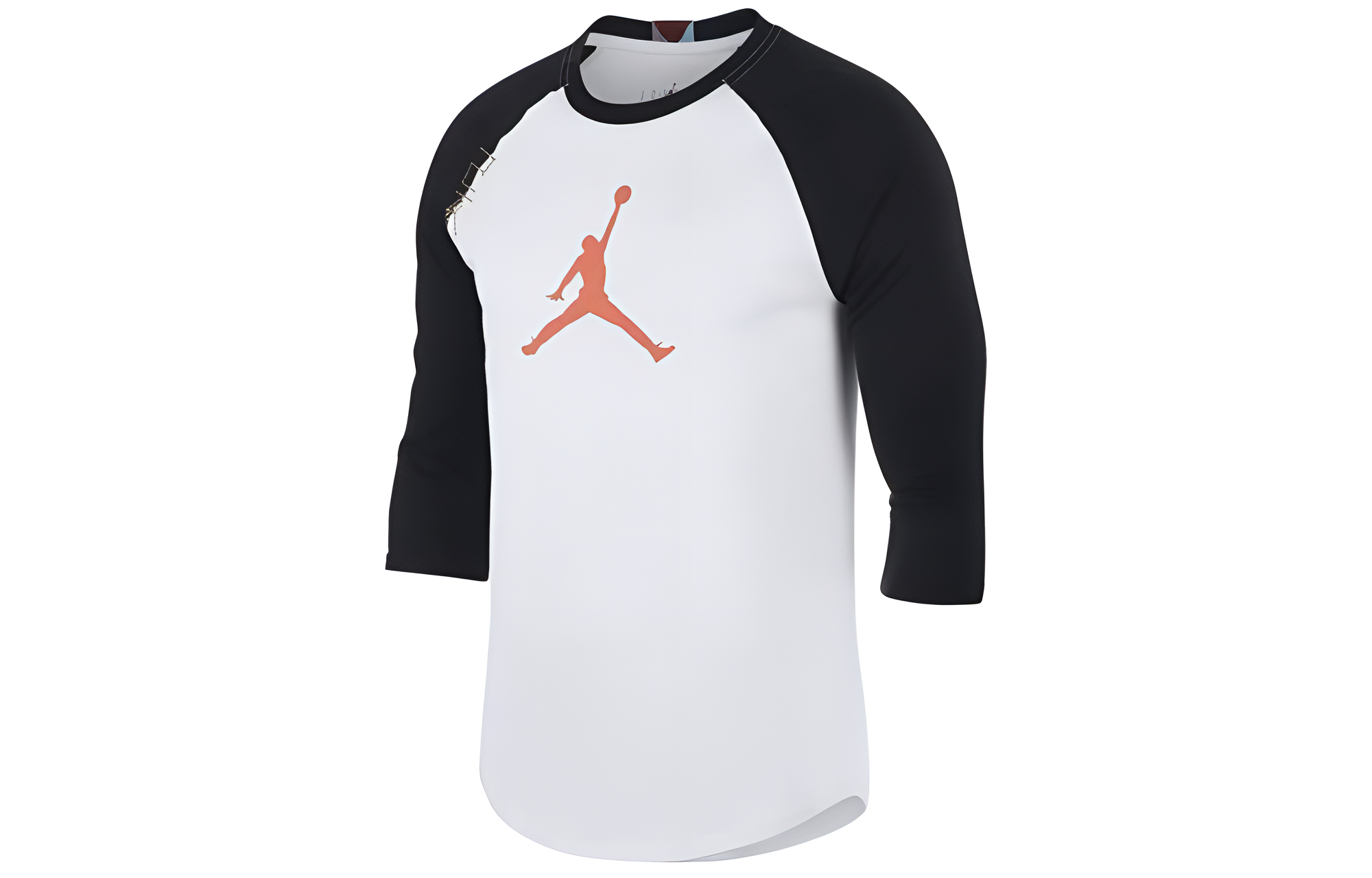 Мужская футболка Jordan CNY Raglan (черно-белая) — фото 1