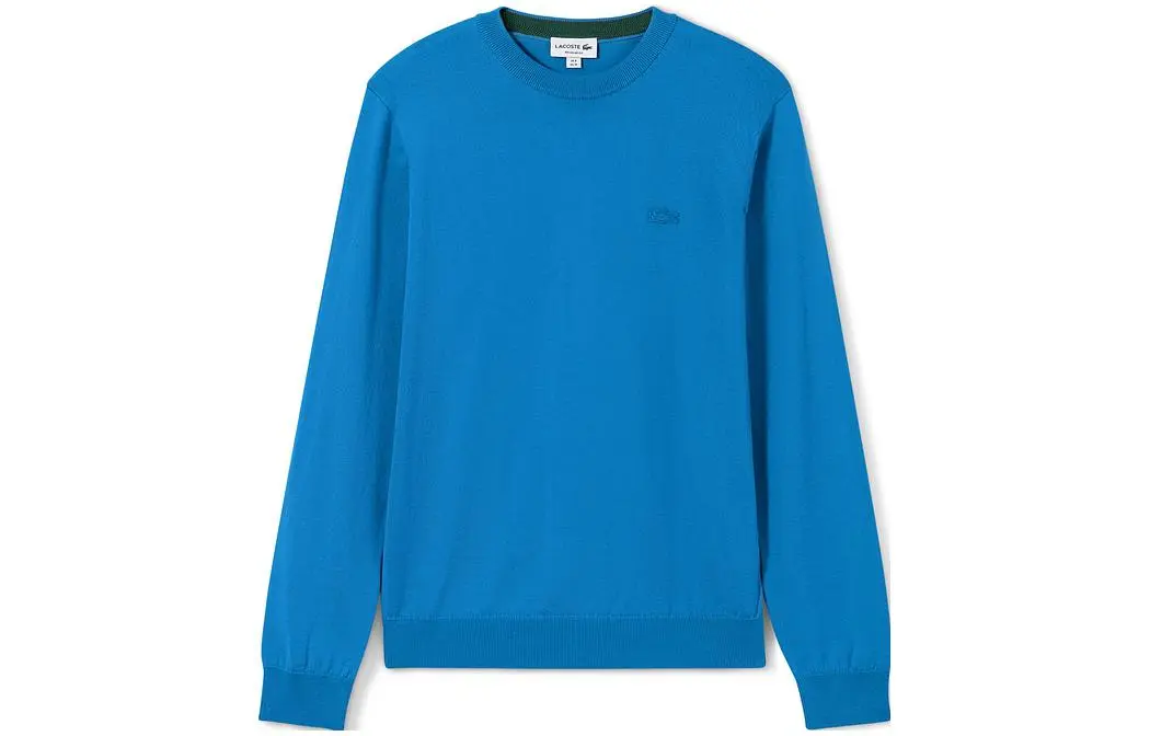 LACOSTE Sweaters Men's Blue Crew Neck Moderate Other