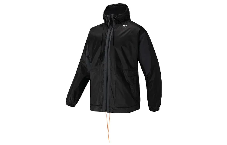 Adidas Originals Jackets Men's Black Hooded Moderate Other