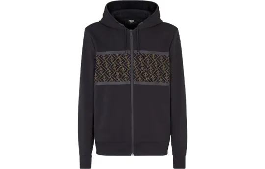 FENDI Jackets & Coats Men's Black