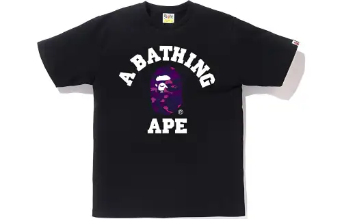 A BATHING APE Bape T Shirts Unisex Crew Neck Moderate Straight Fit