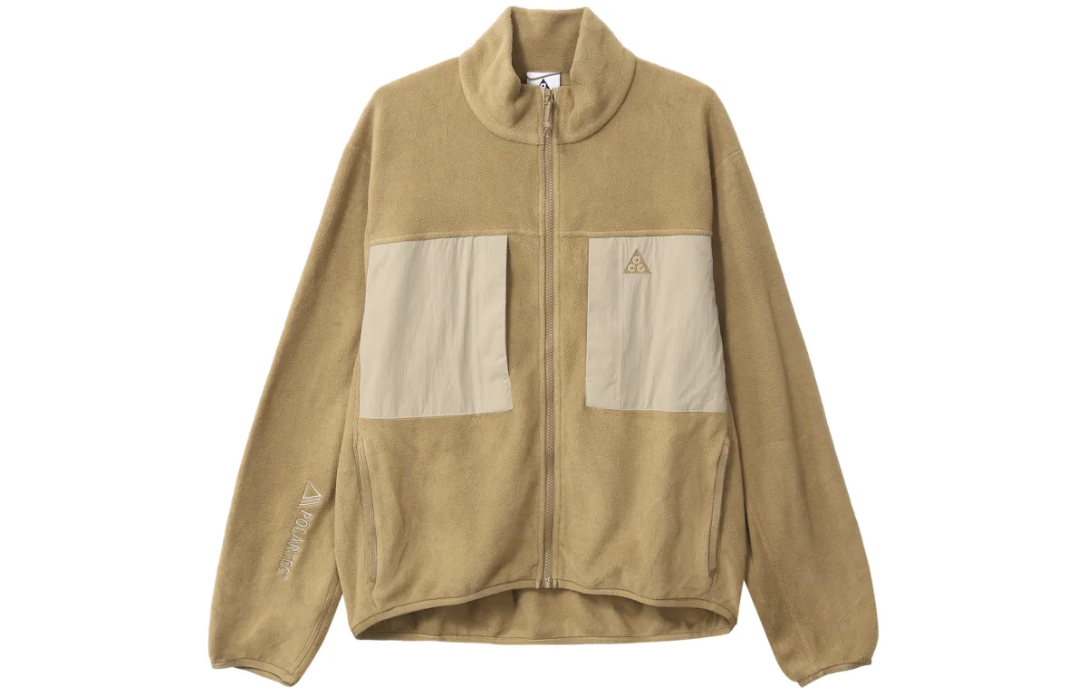 Nike ACG Jackets Men's Brown Stand Collar Moderate Other