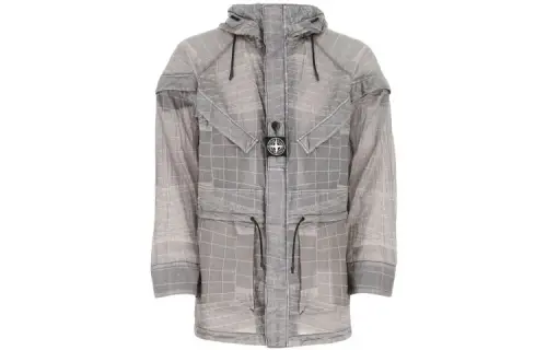 Stone Island Reflective Grid Drawstring Jacket