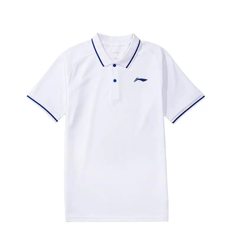 Li Ning Polo Shirt Unisex Basic White