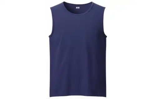UNIQLO U Collection SS24 Tank Top Men's Sea Blue