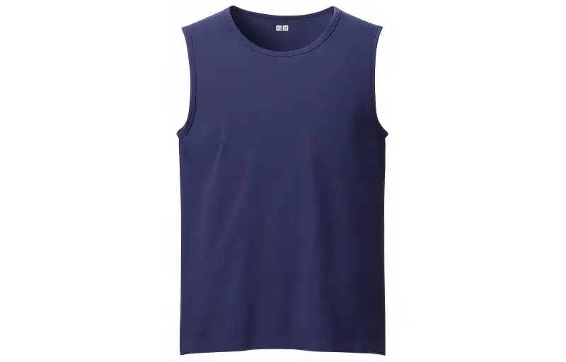 UNIQLO U Collection SS24 Tank Top Men's Sea Blue