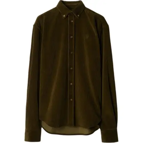 Burberry FW24 Shirt Men's Olive Green