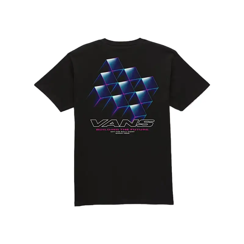 Vans Building Block T Shirt T Shirt Men's Black
