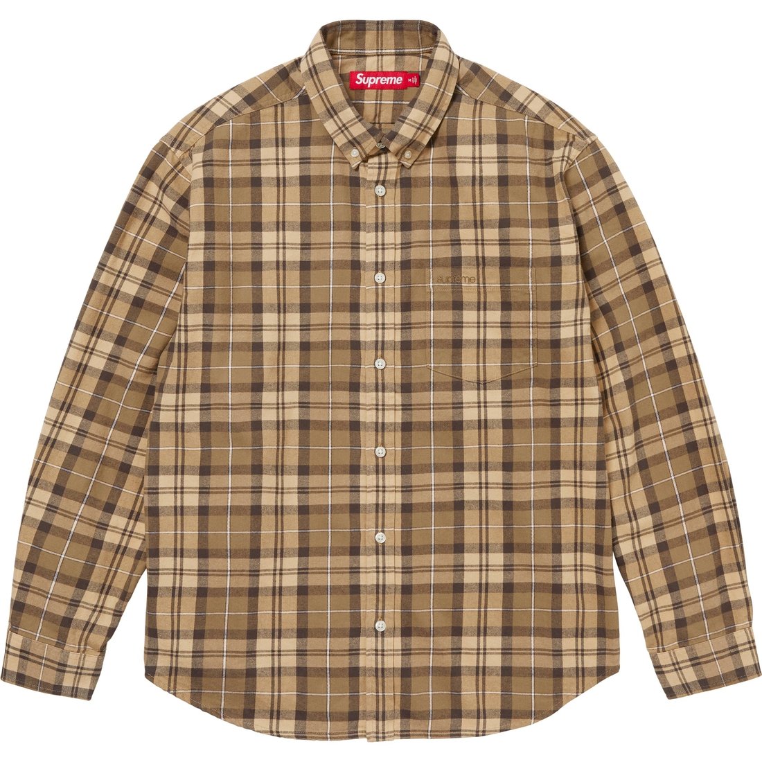 Рубашка Supreme FW24 WEEK5 Plaid Flannel Shirt (в клетку)