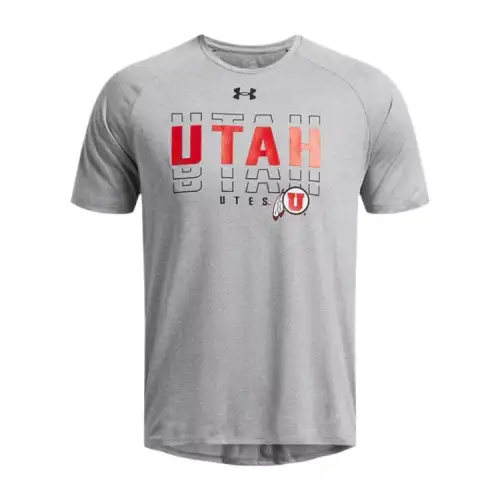 Under Armour TechCollegiate T Shirt Men's Gray