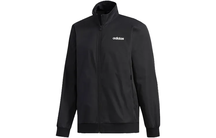 Adidas Jackets Men's Black Stand Collar Moderate Other