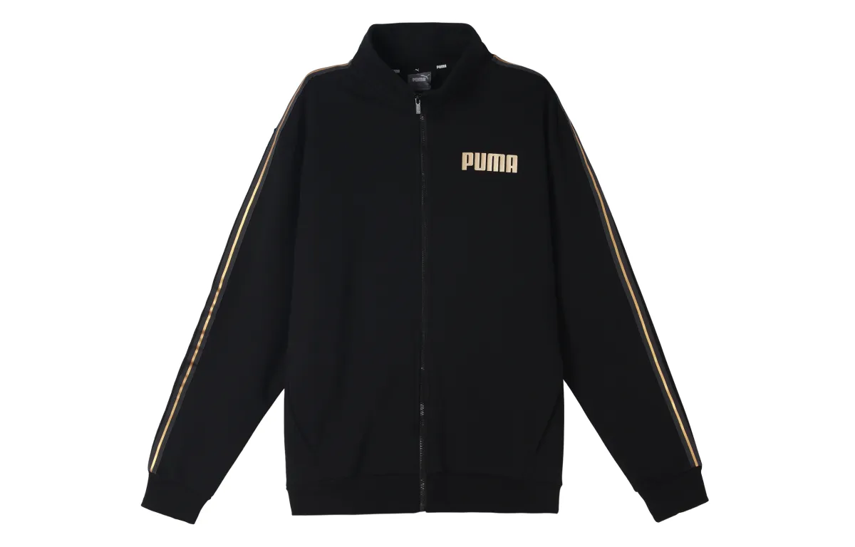 PUMA Jackets Men's Black Stand Collar Thickened Other