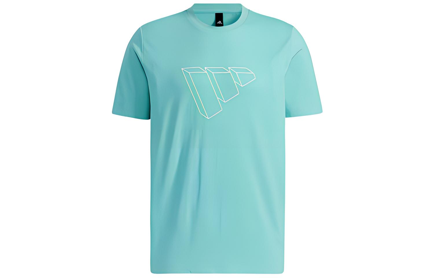 Мужская футболка adidas Fi Tee Sub Bos (кислотно-зеленая) — фото 1