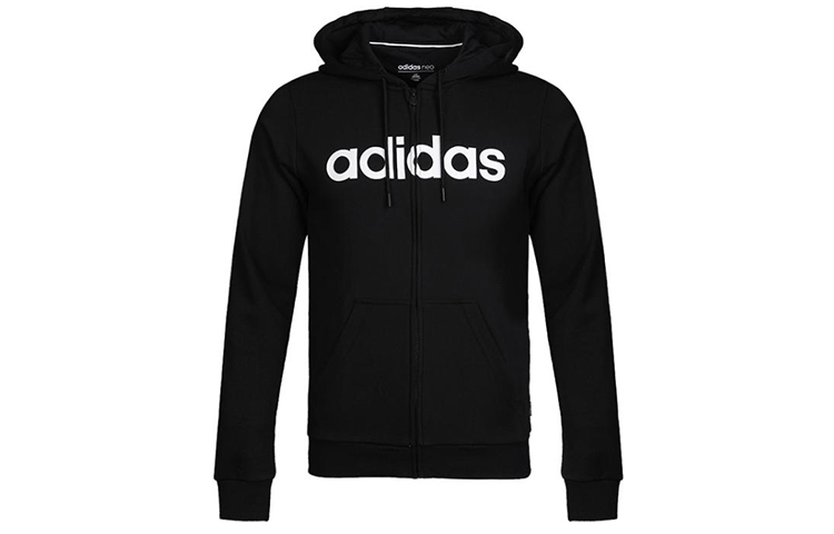Мужская куртка adidas M Ce Zip Hdy (черная) — фото 1