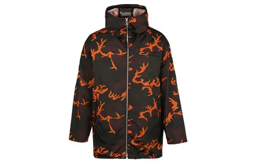 PRADA Jackets Men's Dark Purple Hooded Thin Other