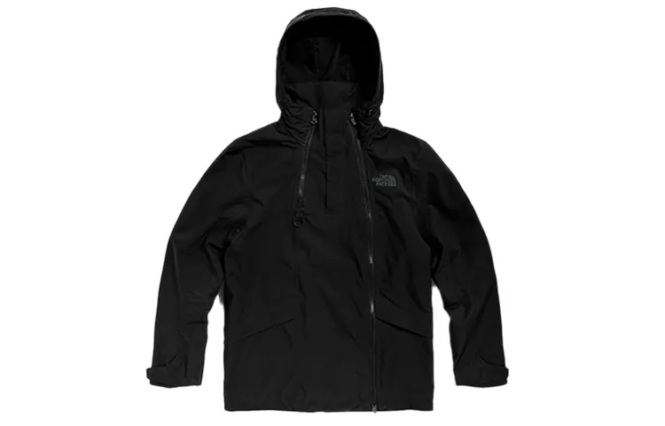 THE NORTH FACE Jackets Men's Black Hooded (Non-detachable) Moderate Straight Fit