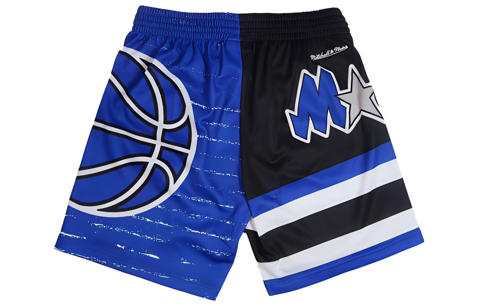 Mitchell Ness Basketball Shorts Unisex Blue Black