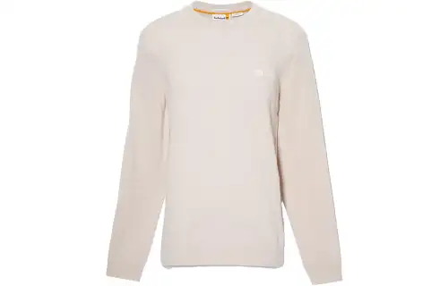 Timberland Sweaters Men's Beige Crew Neck Moderate Other