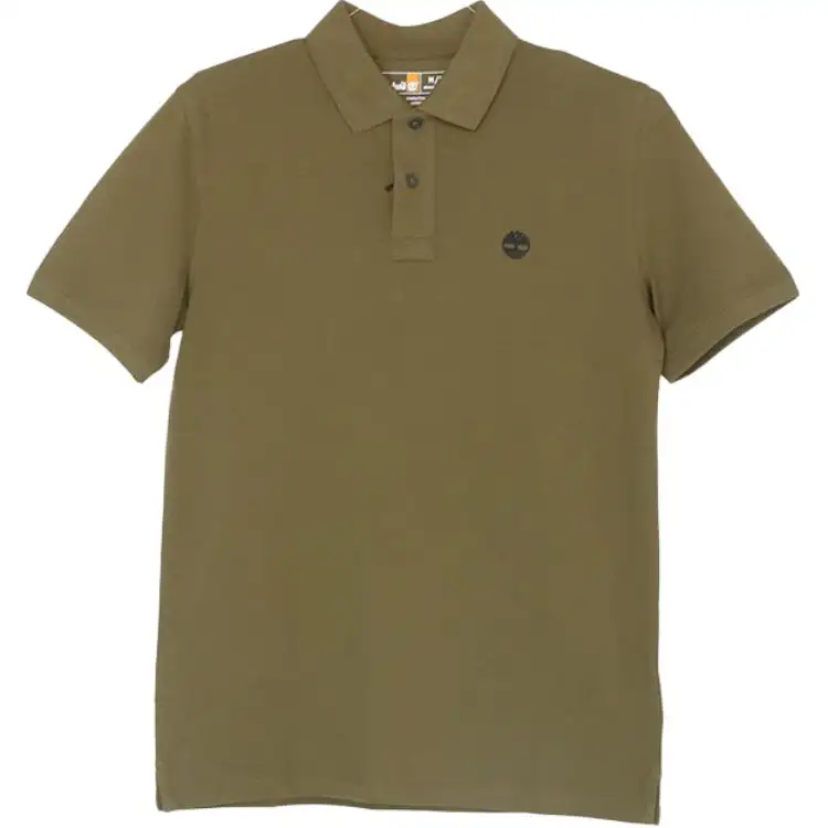 Timberland Polo Shirt Men's Dark Green