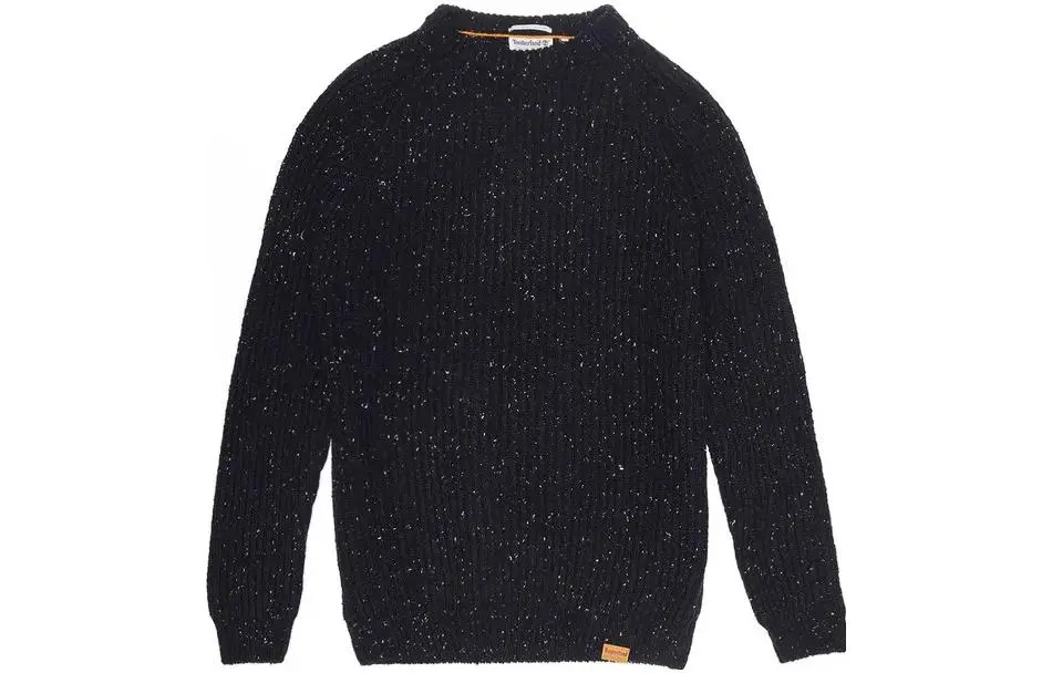 Timberland Sweaters Men's Black Crew Neck Moderate Straight Fit