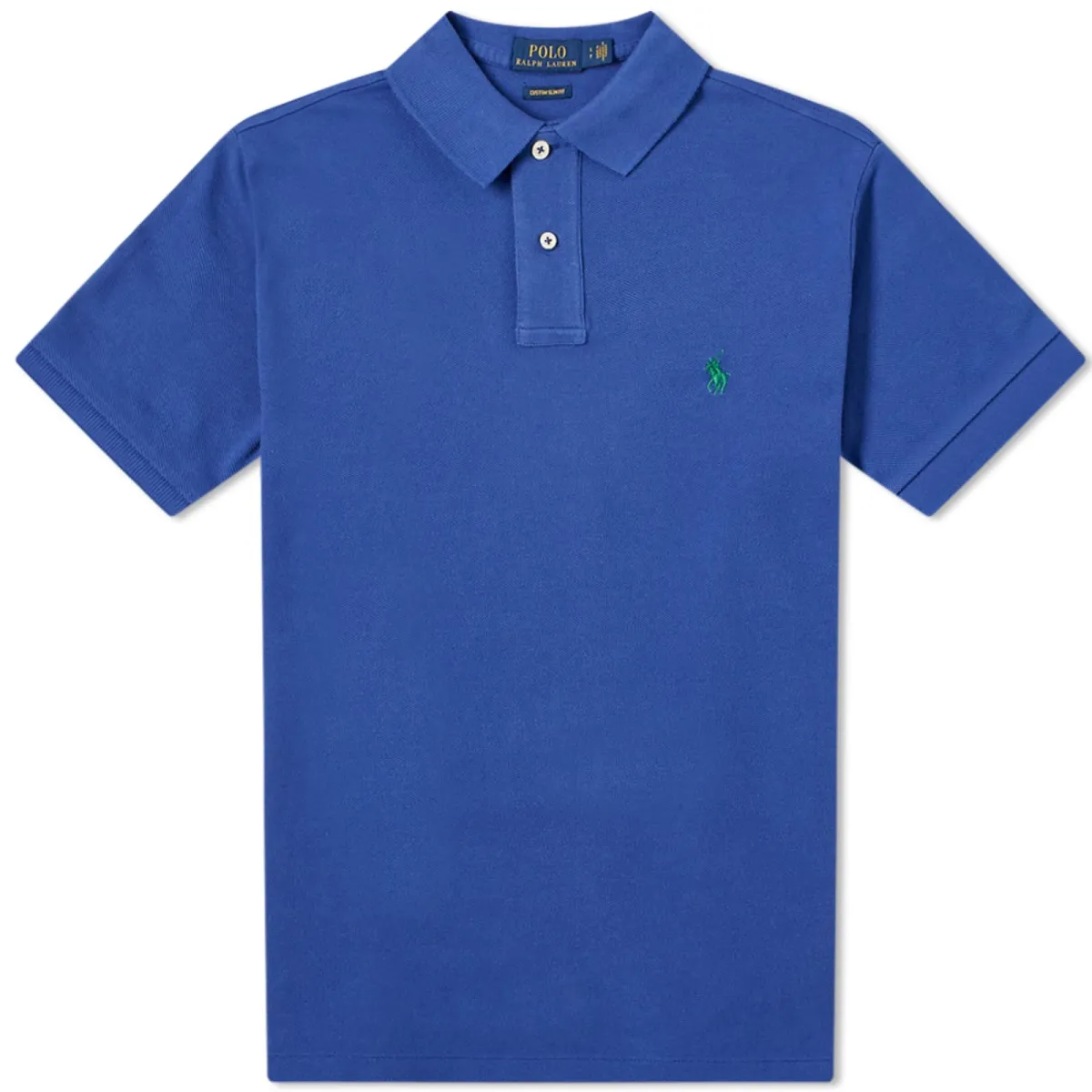 Polo Ralph Lauren Polo Shirt Custom Slim Fit Men's Dark Blue