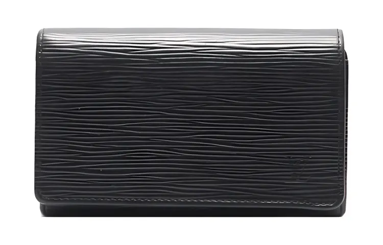 LOUIS VUITTON Epi Leather Wallet Unisex Black
