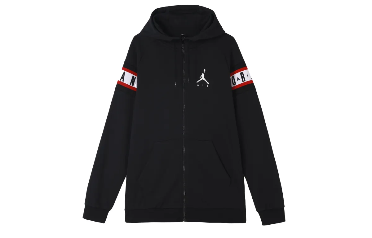 Jordan Jackets Men's Black Hooded Moderate Other
