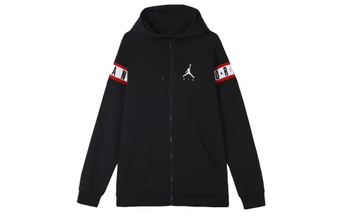 Jordan Jackets Men's Black Hooded Moderate Other