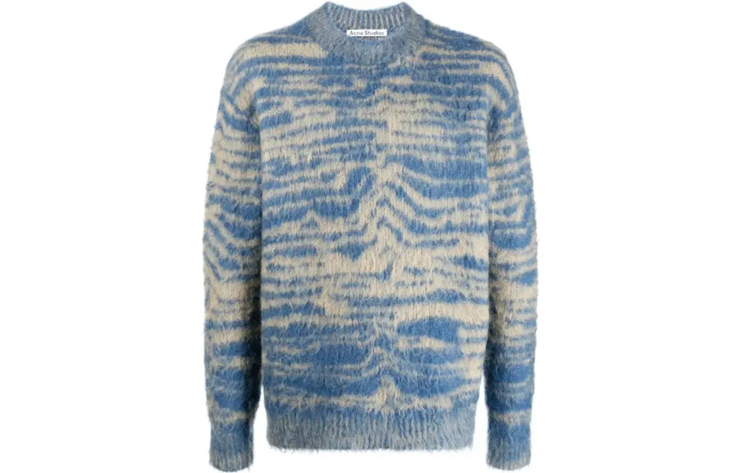 Acne Studios Sweater Men's Blue Yellow