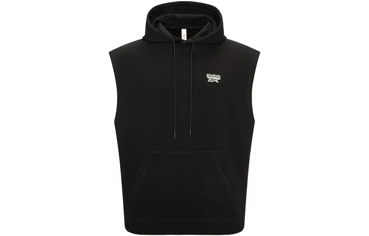 Reebok Tank Tops Unisex Black Hooded Moderate Other
