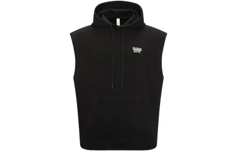 Reebok Tank Tops Unisex Black Hooded Moderate Other