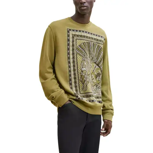 HERMES Sweater Men's Fennel Green