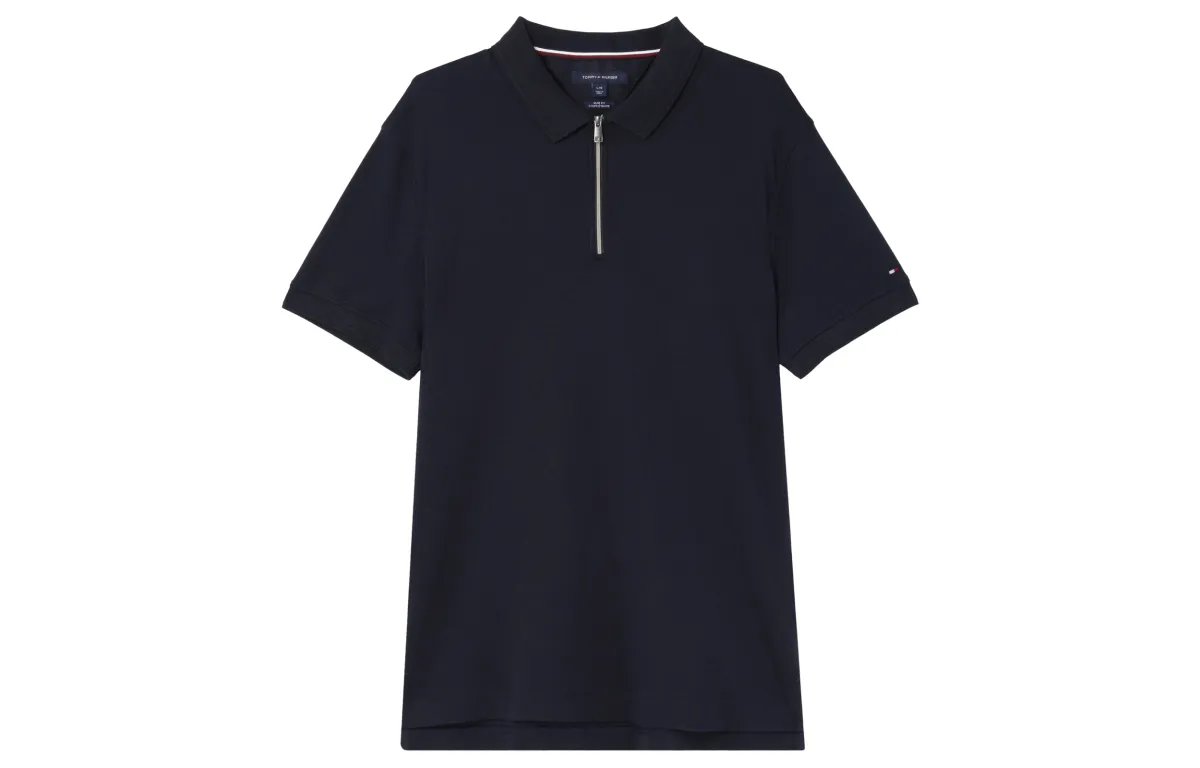 Tommy Hilfiger Polo Shirt Men's Navy Blue