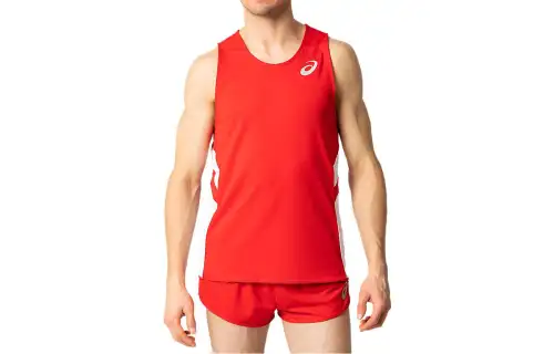 ASICS Running Tank Top Men's Red