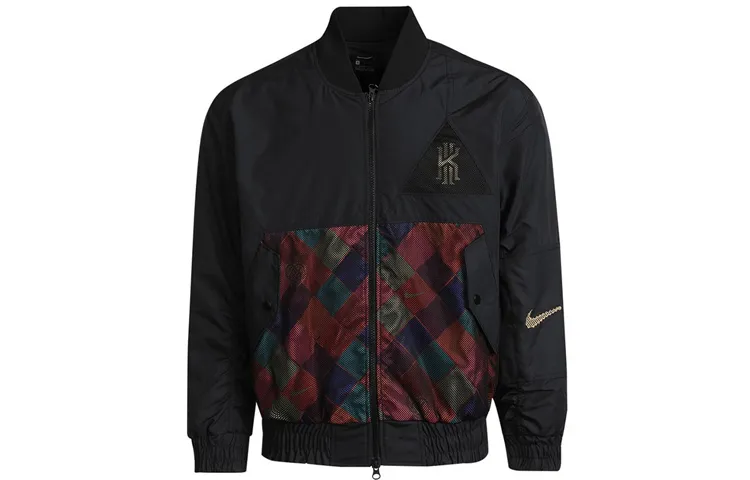 Nike Jackets Men's Black Baseball Collar Moderate Other