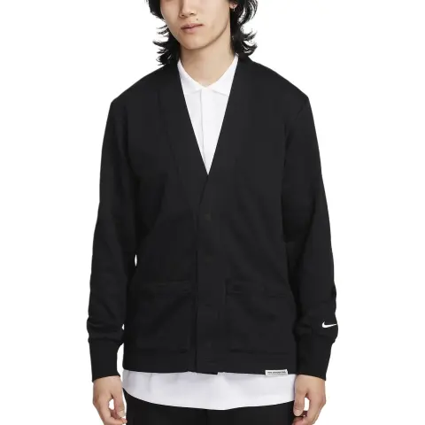 Nike Knitwear Men's Black V-neck Moderate Other