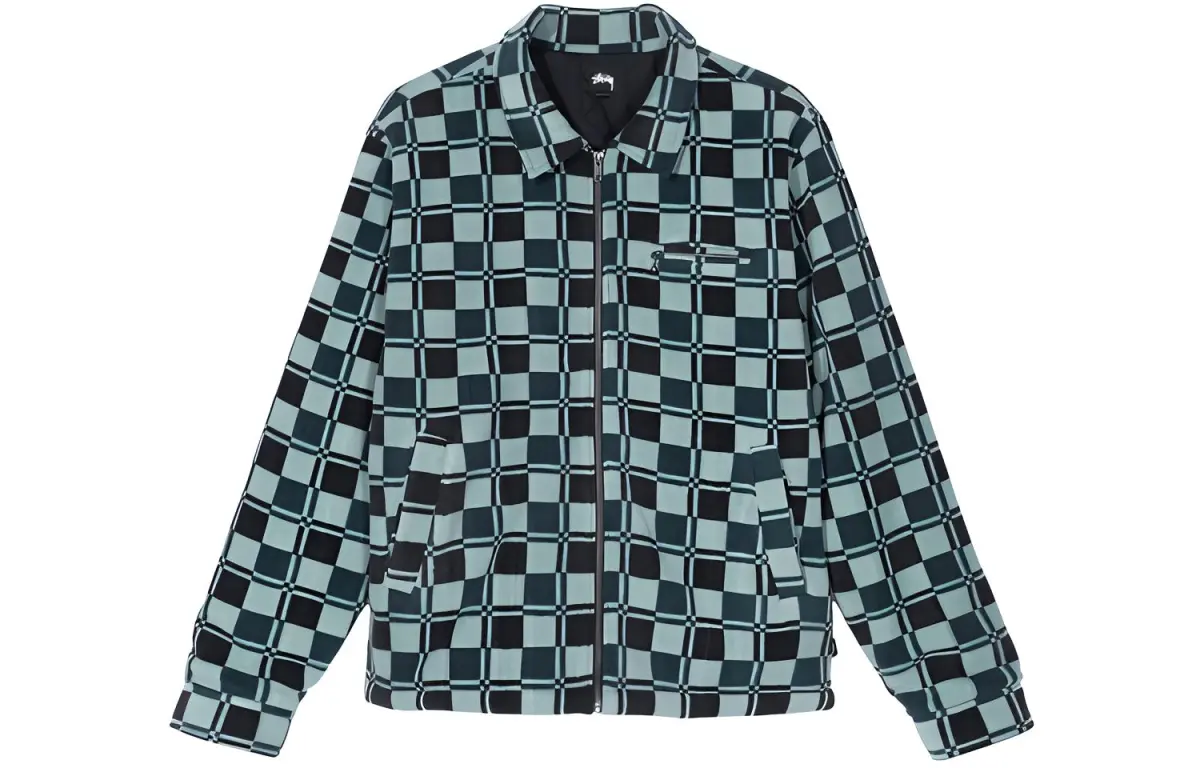 Stussy Jackets Men's Lapel Moderate Straight Fit