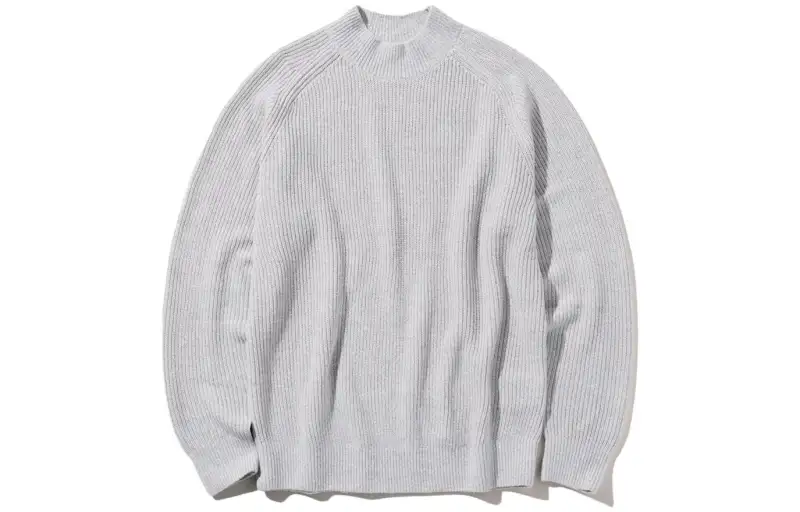 UNIQLO Knitwear Men's Gray Half Turtleneck Moderate Other