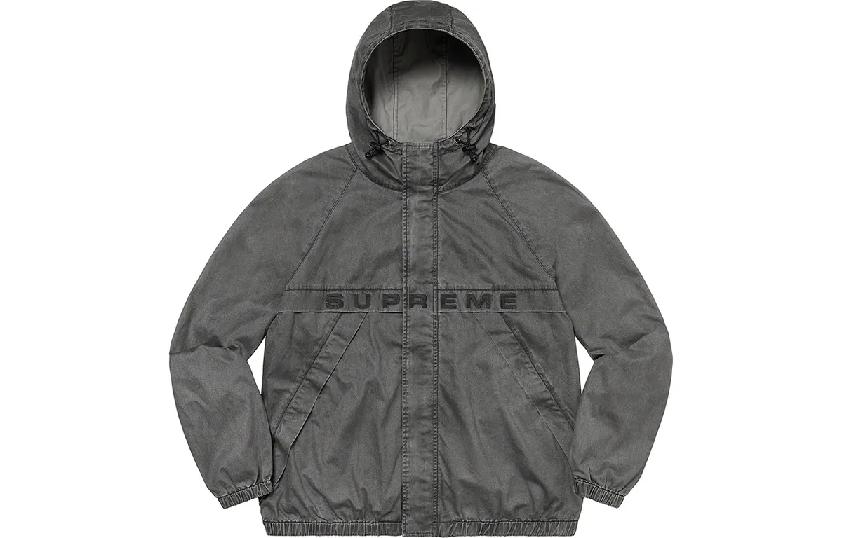 Supreme Overdyed Twill Hooded Jacket