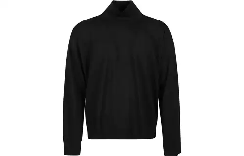Bottega Veneta Logo Embroidered Turtleneck Jumper