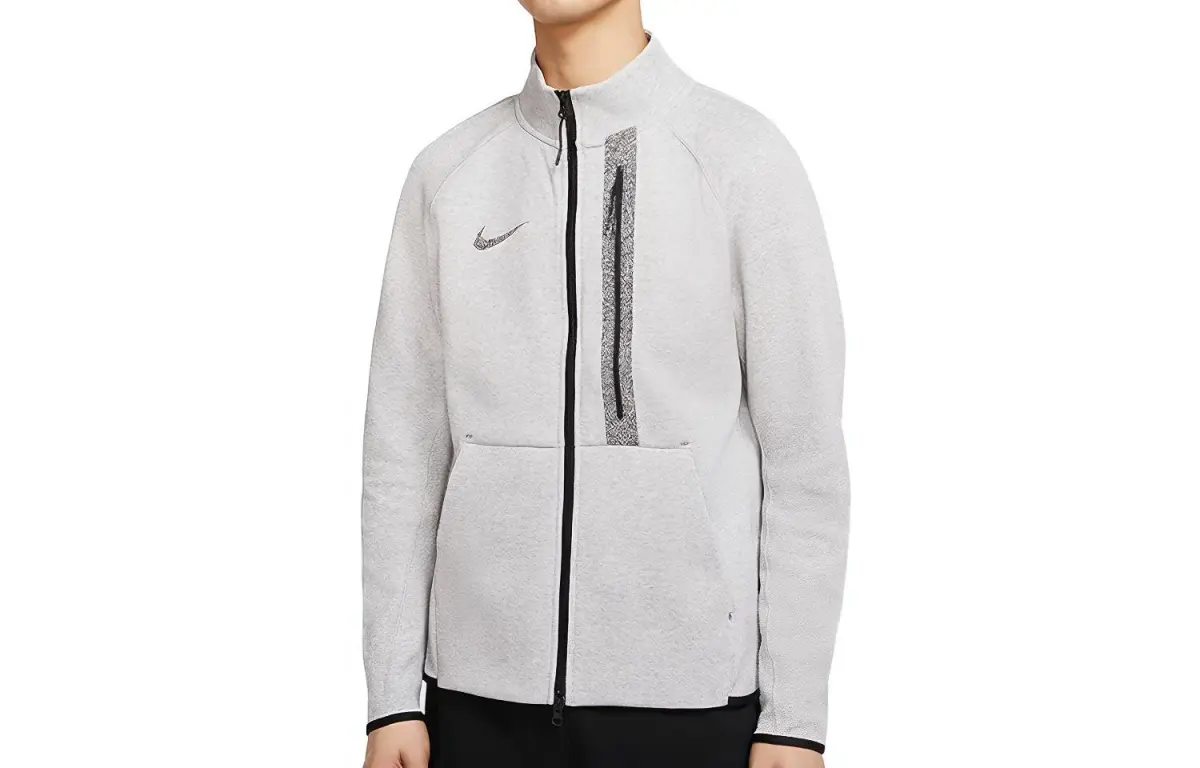 Nike Jackets Men's Gray Stand Collar Moderate Other