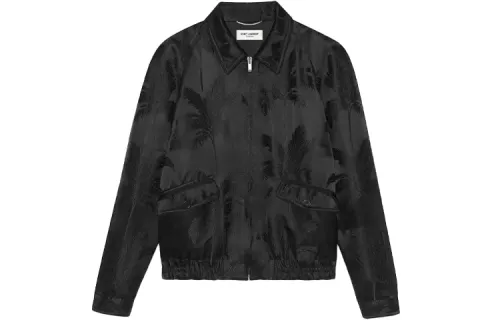 SAINT LAURENT Palm Tree Embroidered Jacket