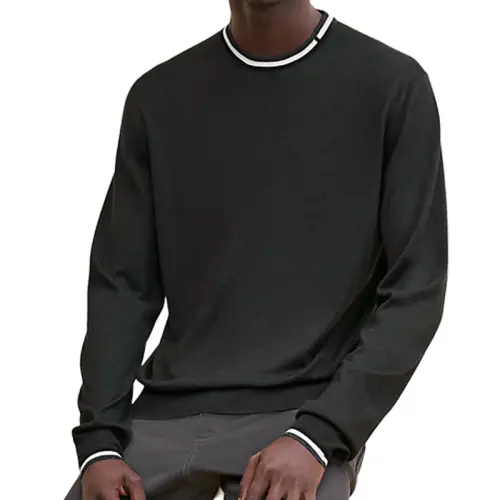 HERMES Cashmere Sweater Men's Black