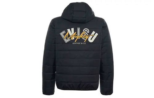 EVISU Jackets Men's Black Hooded Moderate Other
